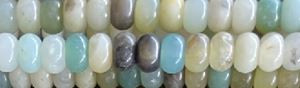 6mm Amazonite Rondelle Beads 15.5" [v0510]