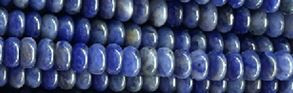 6mm Sodalite Dark Rondelle Beads 15.5" [v0519]