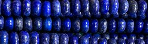6mm Lapis Lazuli Rondelle Beads s2m3 15.5" [v0539]