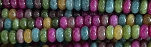 6mm Mix Jade dyed Rondelle Beads 15.5" [v0543]