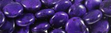 12mm Purple Magnesite Coin Beads t534p 15.5" [v0780]