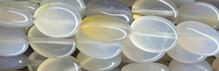 10x14mm Gray Agate Oval Beads 15.5" [v0820]