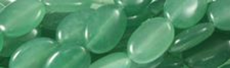 13x18mm Aventurine Oval Beads s7b15-13 15.5" [v0845]