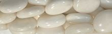 13x18mm White Jade Oval Beads w346 15.5" [v0857]