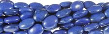 10x14mm Lapis Magnesite Oval Beads t537l 15.5" [v0893]