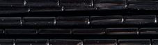 4x13mm Black Agate Tube Beads 15.5" [v0942]