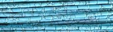 2x4mm Turquoise synthetic Tube Beads 15.5" [v0971]