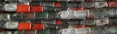 2x4mm Africa Blood Agate Tube Beads 15.5" [v0975]
