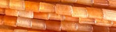 5x8mm Red Aventurine Tube Beads 15.5" [v0986]
