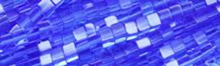 4x4mm Blue Quartz synthetic Cube Beads u71a36 15.5" [v1078]