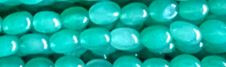 8x12mm Cyan Jade dyed Pebble Beads 15.5" [v1138]