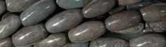 6x12mm Brown Howlite Rice Beads s644 15.5" [v1228]