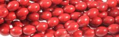 4x6mm Red Magnesite Rice Beads t521r 15.5" [v1247]