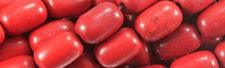 8x12mm Red Magnesite Drum Beads t454r 15.5" [v1266]