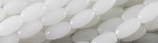 6x12mm White Quartz Rice Beads u73a76 15.5" [v1299f]