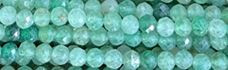8mm Aventurine Faceted Round Beads 15.5" [v1423]