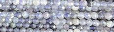 8mm Purple Quartz dyed Faceted Round Beads 15.5" [v1427]