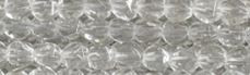 8mm Crystal Faceted Hexagon Beads 15.5" [v1560]