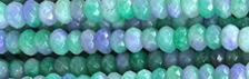8mm Mix Jade dyed Faceted Rondelle Beads 15.5" [v1620]