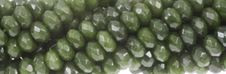 8mm B.C Jade dyed Faceted Rondelle Beads 15.5" [v1622]