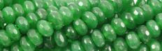 8mm Aventurine Faceted Rondelle Beads 15.5" [v1626]