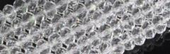 8mm Crystal synthetic Faceted Rondelle Beads 15.5" [v1641]