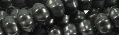 12x7mm Black MagnesitePumpkin Beads t513k 15.5" [v2037]