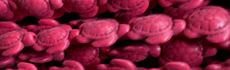 15x18mm Pink Magnesite Turtle Beads t396f 15.5" [v2039]