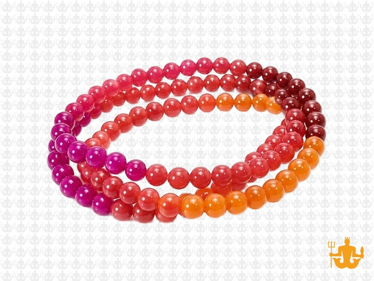 4mm  Multi-Colors Jade & Agate Beads 15.5" [4x55]