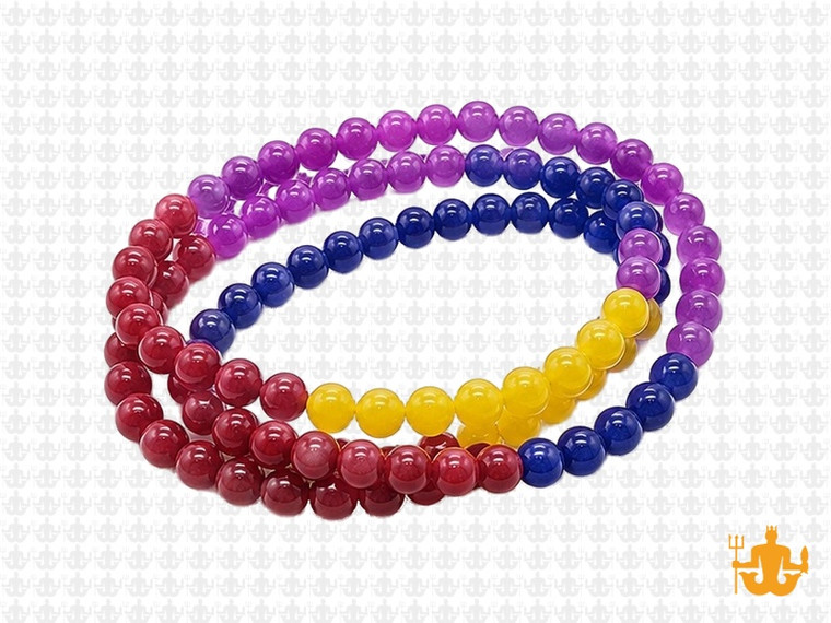 4mm  Multi-Colors Jade & Agate Beads 15.5" [4x62]