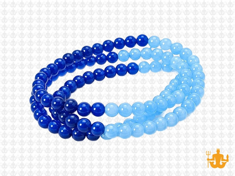 4mm  Multi-Colors Jade & Agate Beads 15.5" [4x74]