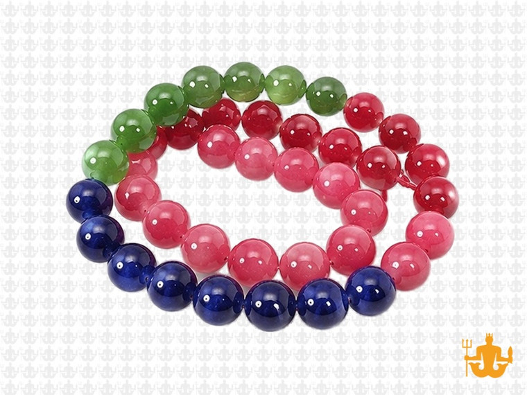8mm  Multi-Colors Jade & Agate Beads 15.5" [8x72]
