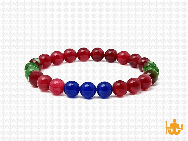8mm Aventurine &  Jade Bracelet 7.5" [b3x76]