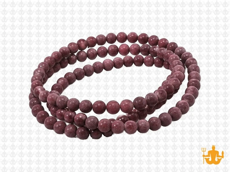 4mm Matte Plum Jade Round Beads 15.5" natural [4b66m]