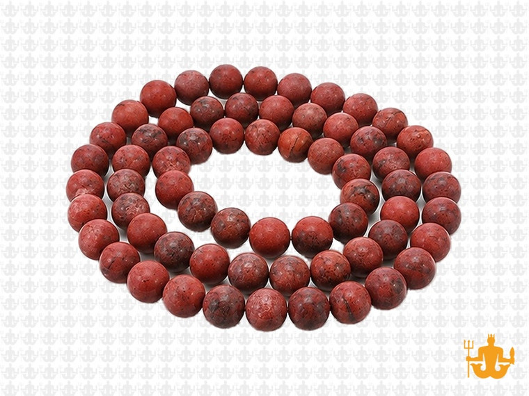 6mm Matte Brazil Agate Round Beads 15.5" natural [6c25m]