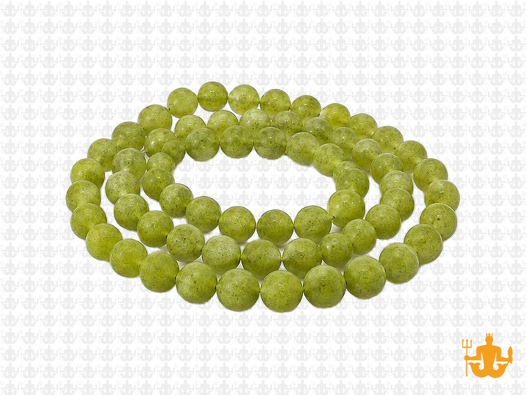 6mm Matte New Jade Round Beads 15.5" natural [6c64m]