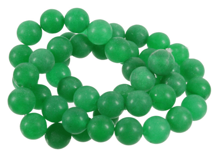 8mm Matte Green Aventurine Round Beads 15.5" natural [8b15m]