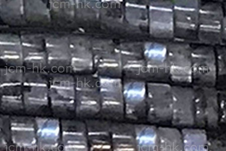 6mm Black Labradorite Heishi Beads 15.5" natural [h4d40-6]