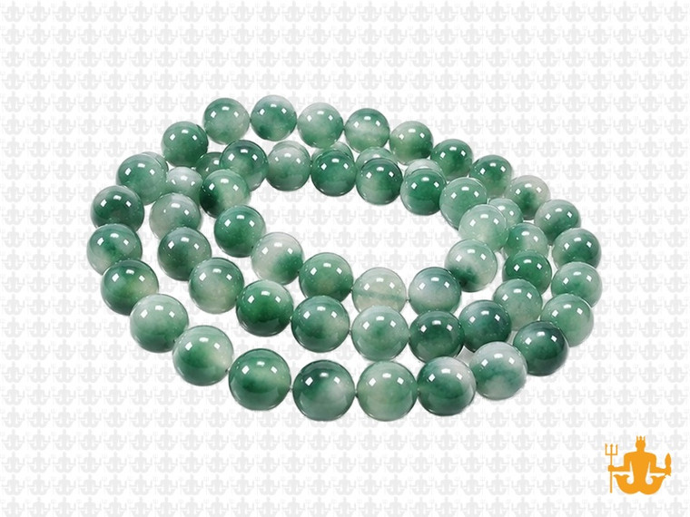 6mm Moss Jade Round Beads 15.5" dyed [6c61]