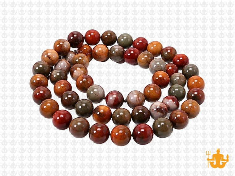 6mm Petrified Wood Agate round beads 15.5" natural [6r38]