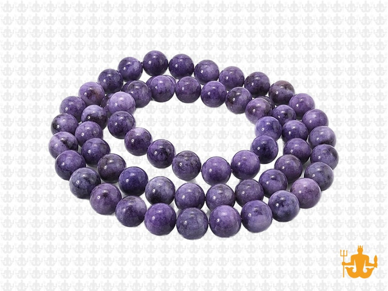 6mm Charoite Round Beads 15.5" dyed quartz [6r78]