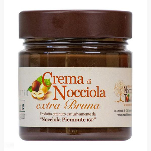 Pâte à tartiner aux noisettes IGP italiennes "EXTRA BRUNA" - 250 gr goût Exceptionnel