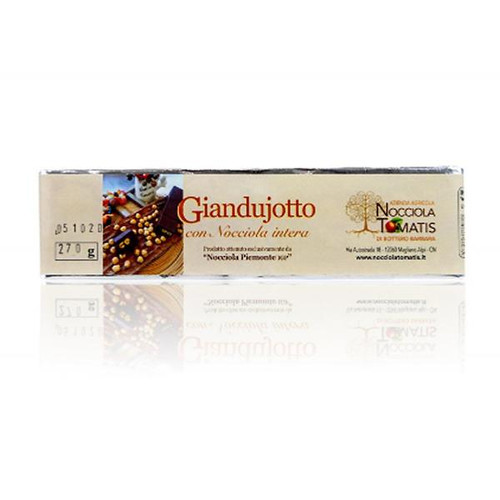 Bloc de chocolat Gianduja "Giandujotto" avec noisettes entières IGP du Piémont - 270 gr - Exceptionnel