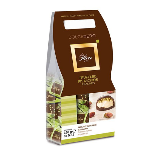 Chocolats Pralines "Dolcenero" Pistache - 200 gr Chocolat