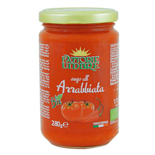 Sauce tomate épicée à la "Arrabbiata" BIO Fattorie Umbre - 280 gr Nature Italienne