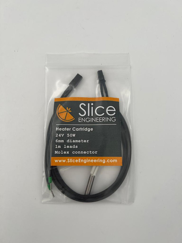 Slice Engineering 50 W 24V Heater Cartridge. Slice Engineering 50 W 24V Heater Cartridge.