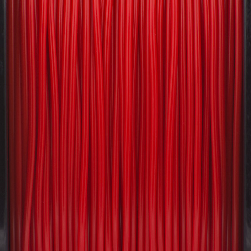A close up of our Red Filaments.