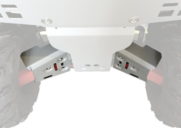 Honda Rancher/Rubicon TRX420 / 500 FA / FE / FM IRS Alloy Rear A Arm Guards by Rival Powersports