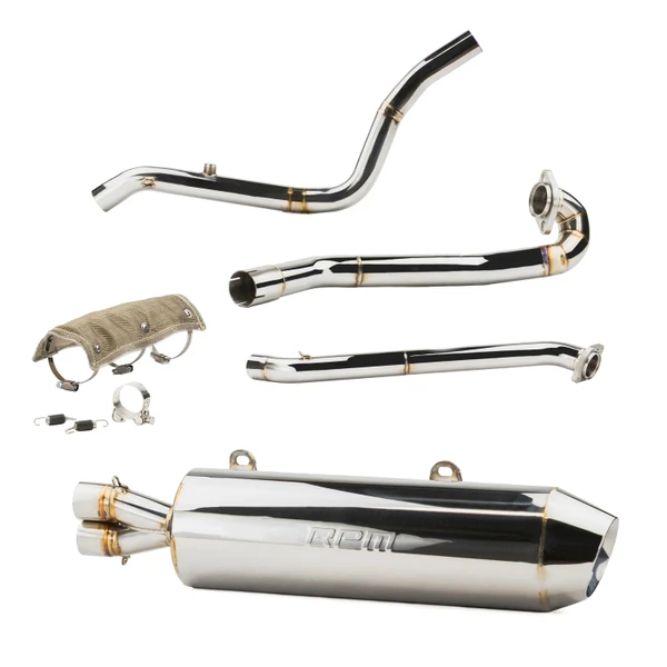 Kawasaki Brute Force 750 Full Stainless Exhaust by RPM  Porwersports