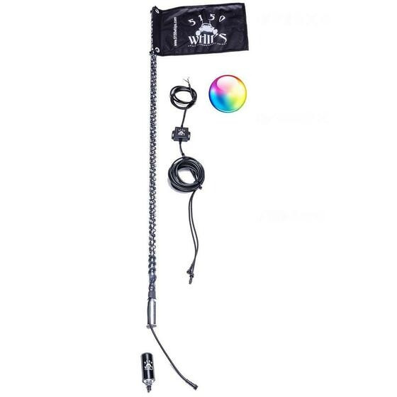1X 187 LED Whip by 5150 Whips